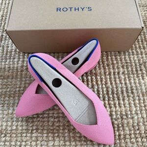 Rothy's Vibrant Pink High Point shoes